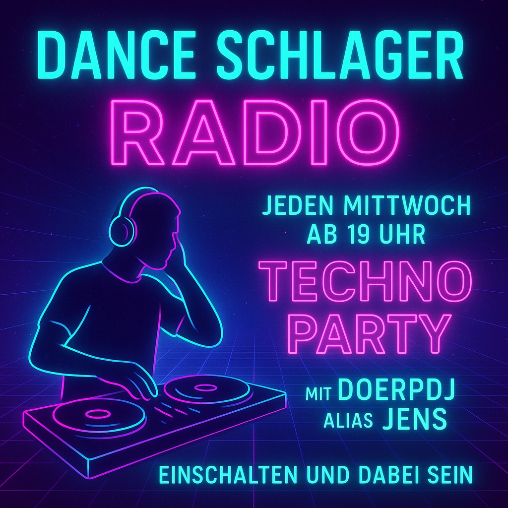 Immer Mittwochs ab 19h Doerpdj mit Techno Immer Mittwochs ab 19h Doerpdj mit Techno